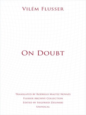 cover image of On Doubt